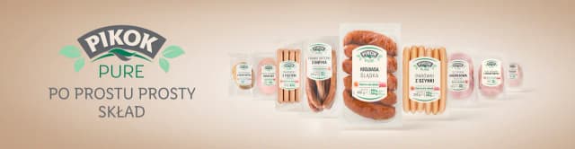 Kiełbasa śląska Pikok Pure - poznaj skład i wartości odżywcze Kiełbasa śląska Pikok Pure - poznaj skład i wartości odżywcze