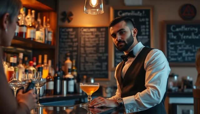 Ile zarabia barman kelner? Zaskakujące różnice w wynagrodzeniach